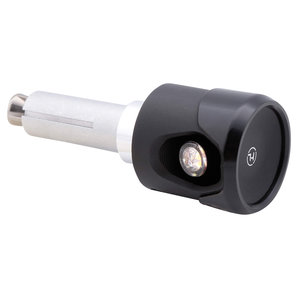 Beleuchtung & Elektrik > Blinker universal AKRON-FLASH 2in1 LED Lenkerendenblinker schwarz oder titan- Paar Highsider