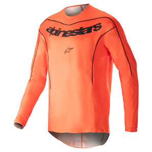 Textilbekleidung > Enduro/ Crossbekleidung Alpinestars Fluid Lurv Jersey Orange Schwarz alpinestars