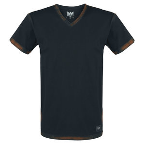 Freizeitbekleidung > T-Shirts & Poloshirt Black Premium Heavy Soul T-Shirt Schwarz