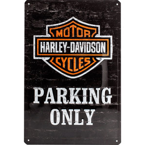 Blechschilder > Blechschilder Blechschild Harley-Davidson Logo Masse: 30x20cm