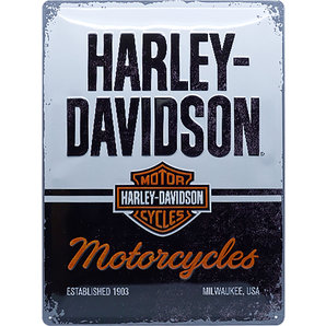 Blechschilder > Blechschilder Blechschild Harley-Davidson Motorcycles- Masse: 30x40 cm