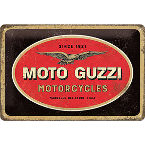 Blechschilder > Blechschilder Blechschild Moto-Guzzi Logo Masse: 30x20cm Moto Guzzi