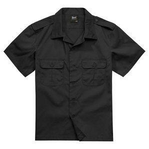 Freizeitbekleidung > Hemden & Langarmshirts Brandit US Shirt Ripstop Kurzarmhemd Schwarz