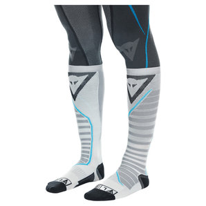 Stiefel/Schuhe/Socken > Socken Dainese Dry Long Socks- Motorradsocken Schwarz Blau Grau