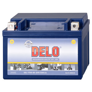 Batterien > Batterien f. Fahrzeuge DELO Gel Batterie- befüllt Delo
