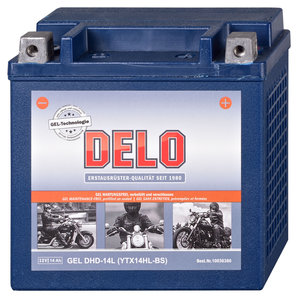 Batterien > Batterien f. Fahrzeuge DELO Gel HD Batterie Delo