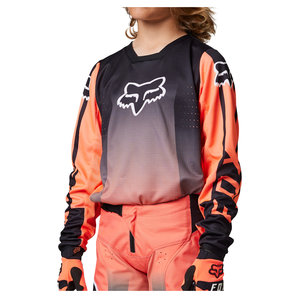 Textilbekleidung > Kinderbekleidung Fox 180 Leed Kids Jersey Neon Orange Schwarz Fox-Racing