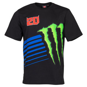 Freizeitbekleidung > T-Shirts & Poloshirt Monster Dual FQ20 T-Shirt Schwarz Blau ohne Angabe