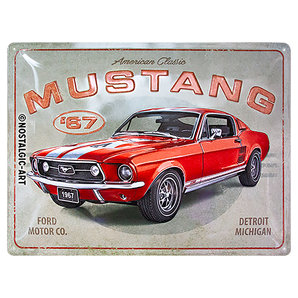 Blechschilder > Blechschilder Retro Blechschild Ford Mustang Masse: 40x30cm Nostalgic Art