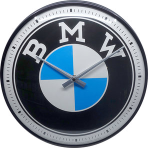 Uhren & Schmuck > Uhren Retro Wand- Uhr BMW Logo Durchmesser: 31cm