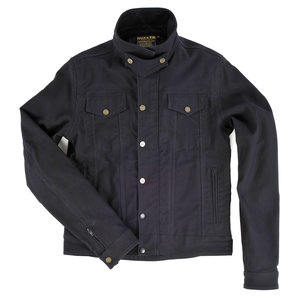 Textilbekleidung > Textiljacken Rokker Black Jacket Jeansjacke Modell 2020 Schwarz