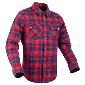 Textilbekleidung > Textiljacken Segura Sierra Motorradhemd Blau Rot