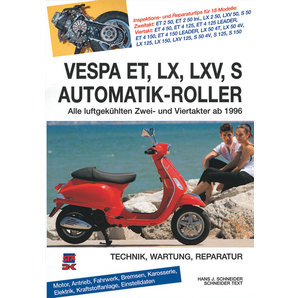 Reparaturanleitungen > Reparaturanleitungen Vespa ET- LX- LXV- S Automatik-Roller Technik- Wartung- Reparatur Delius Klasing Verlag